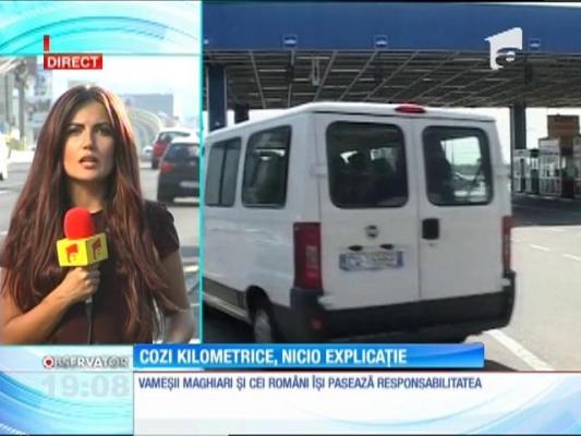 O familie stă cu mortul în maşină de ore bune, în Vama Nădlac