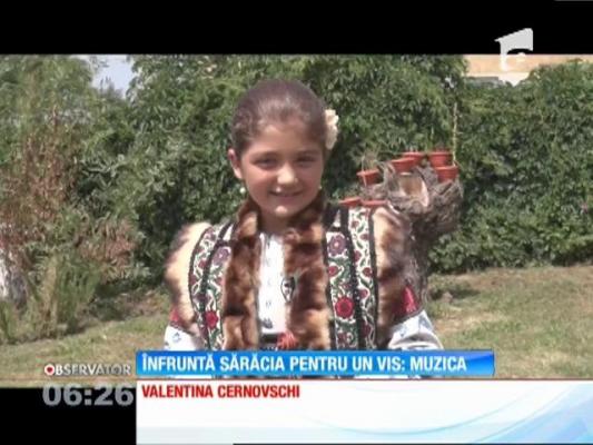 Valentina Cernovschi înfruntă sărăcia pentru un vis: muzica
