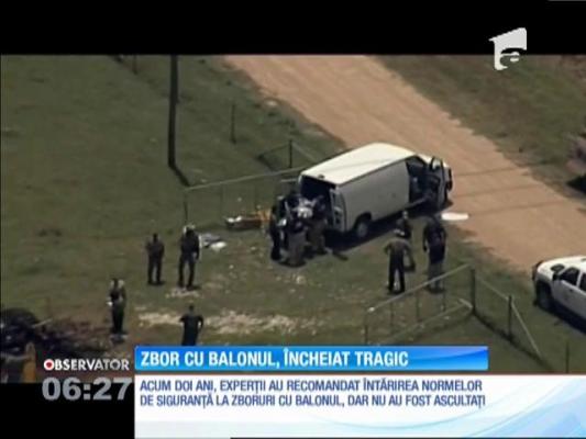BREAKING NEWS: TRAGEDIE aviatică. Un balon cu aer cu 16 persoane la bord s-a prăbuşit în Texas