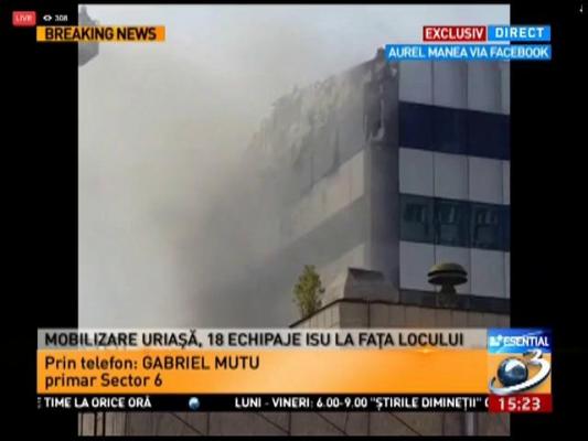 Incendiu violent în Piaţa Crângaşi