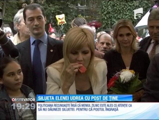 Elena Udrea pune pe Facebook meniul ei zilnic