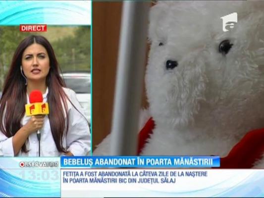 Bebeluş abandonat în poarta unei mănăstiri din Sălaj