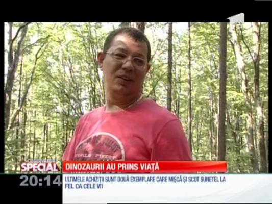 SPECIAL! Dinozaurii au prins viaţă în Parcul de la Râşnov