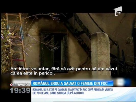 Un român a devenit EROU în Italia. A salvat o bătrână dintr-un incendiu, suferind arsuri grave