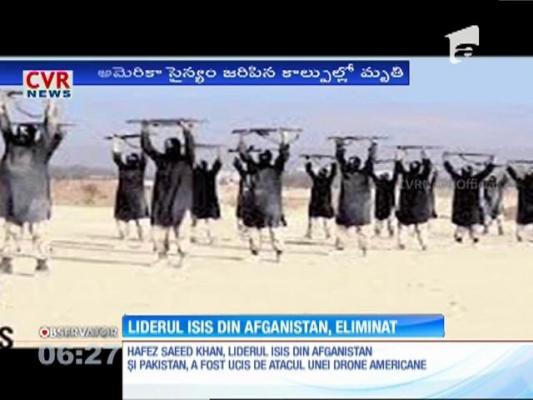 Liderul ISIS din Afganistan şi Pakistan, ucis de o dronă