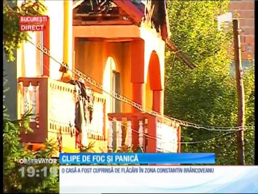 Clipe de foc și panică în București