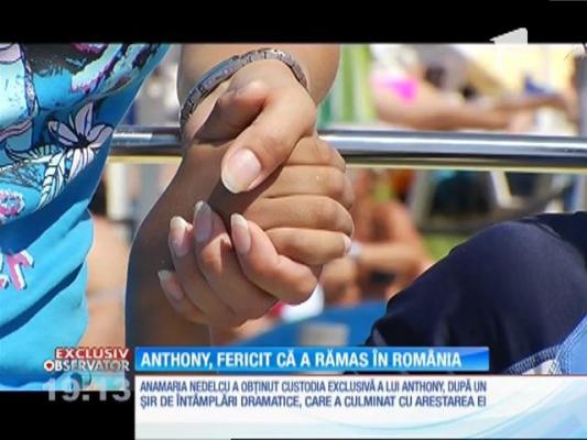 Anthony, fiul Aneimaria Nedelcu, fericit că a rămas în România