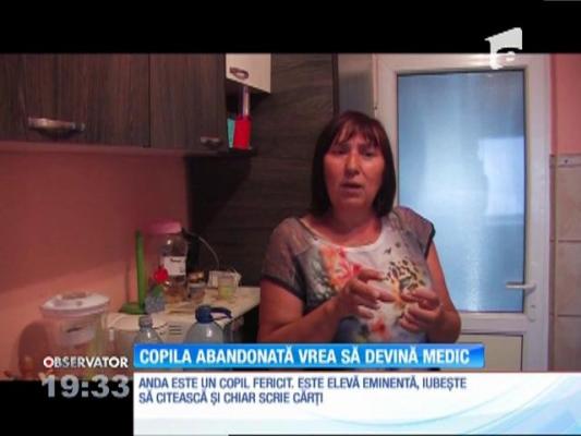 Iolanda, tanăra abandonată la trei luni prin orfelinate şi crescută în familii de asistenţi maternali, vrea să devină medic