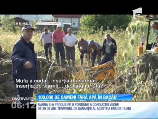 100 de mii de locuitori dintr-unul din cele mai mari oraşe ale Moldovei, fără apă de patru zile