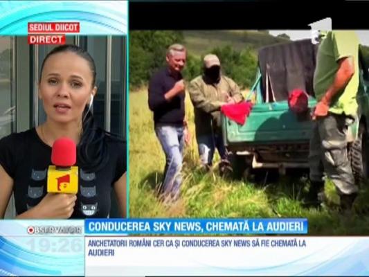 Procurorii DIICOT cer audierea conducerii Sky News