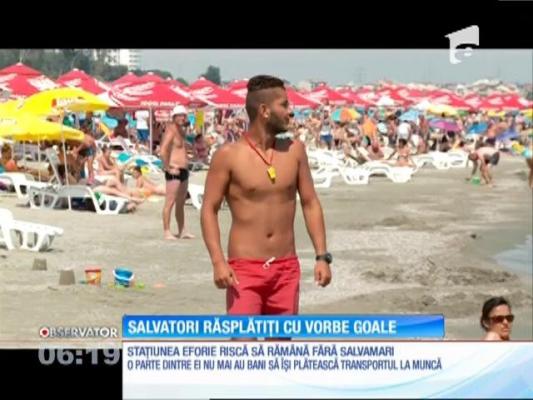 Salvamarii din Eforie nu și-au mai luat salariile de aproape două luni