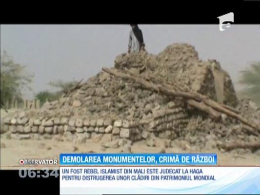 Fost rebel islamist, judecat la Haga pentru distrugerea unor clădiri din patrimoniul mondial