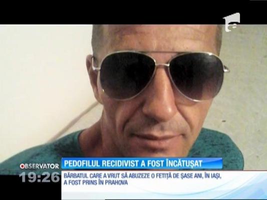 Pedofilul care a încercat să agreseze două fetiţe de patru şi șase ani, prins şi încătuşat