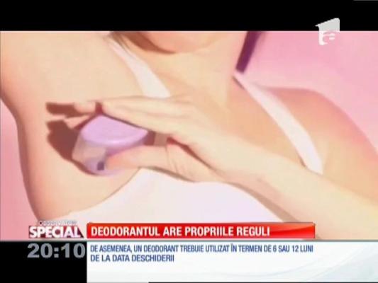 Special! Cum să alegi deodorantul perfect