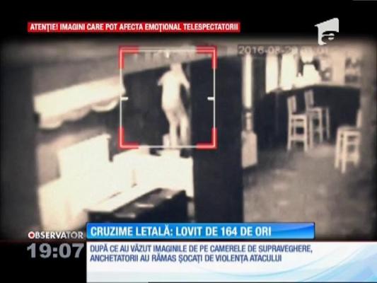 Imagini șocante! Ucis, după ce a fost lovit de 164 de ori, timp de 22 de minute, cu o bâtă!