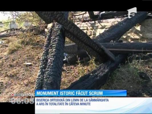 Monument istoric făcut scrum