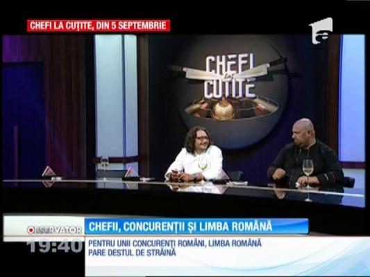 Începe noul sezon al celui mai tăios show culinar, Chefi la Cuţite