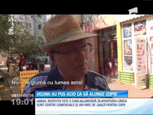 Un băiat de opt ani, din Iaşi, a fost ars cu acid sulfuric