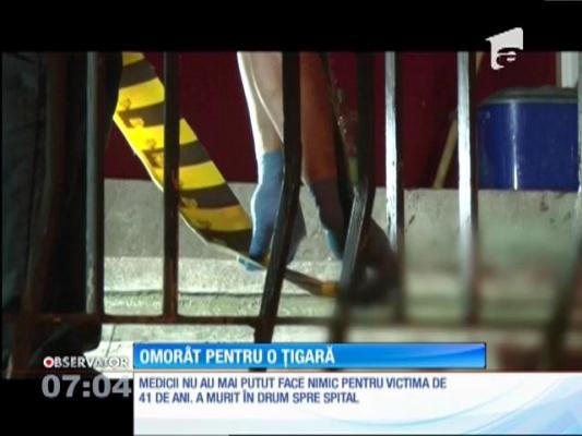 Înjunghiat mortal pentru o ţigară