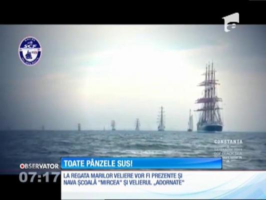 Cele mai frumoase şi spectaculoase ambarcaţiuni cu pânze vor defila pe Marea Neagră