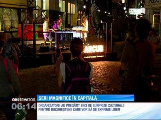 Seri magice în Centrul Vechi al Capitalei. Străzile sunt animate de creaturi venite parcă din viitor