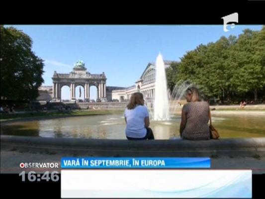 Vreme neobişnuit de caldă pentru aceasă perioadă în toată Europa