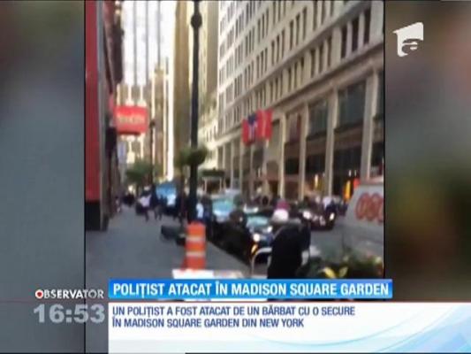 Poliţist atacat în Madison Square Garden