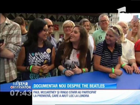 Un nou documentar despre trupa The Beatles a avut premiera la Londra