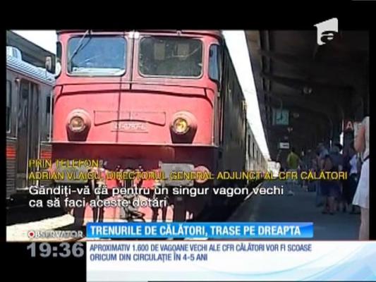 Trenurile vechi şi neîngrijite vor fi scoase din circulaţie peste 3 luni
