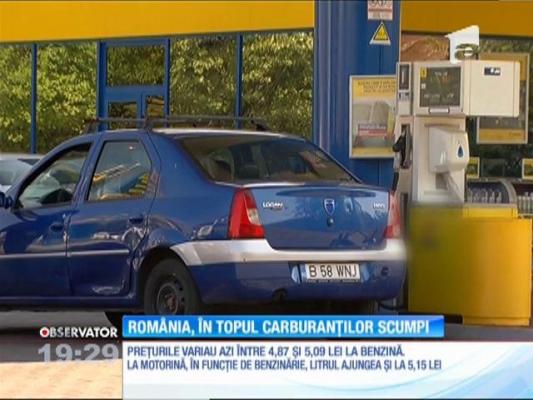 În România, cei mai scumpi carburanţi din Europa Centrală şi de Est