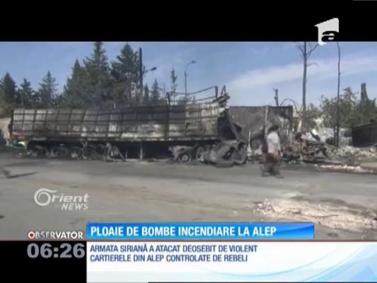 Bombardamente puternice asupra orașului sirian Alep