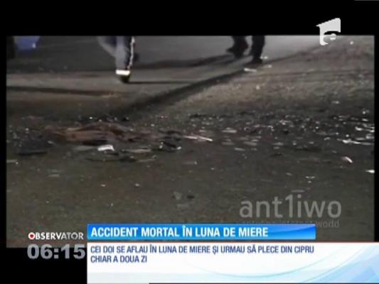 Un tânăr şi-a pierdut soţia în luna de miere. Amândoi din Iaşi, Cătălina şi Manu erau într-o staţiune din Cipru şi au fost implicaţi într-un accident teribil