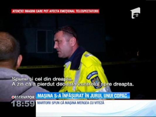 Un tânăr care se pregătea de nuntă a sfârşit într-un accident teribil. Avea viteză atât de mare, încât maşina lui s-a înfăşurat în jurul unui copac