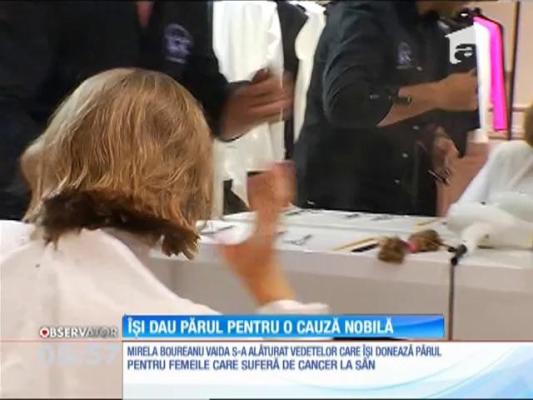 Mirela Boureanu Vaida s-a tuns scurt pentru o cauză nobilă