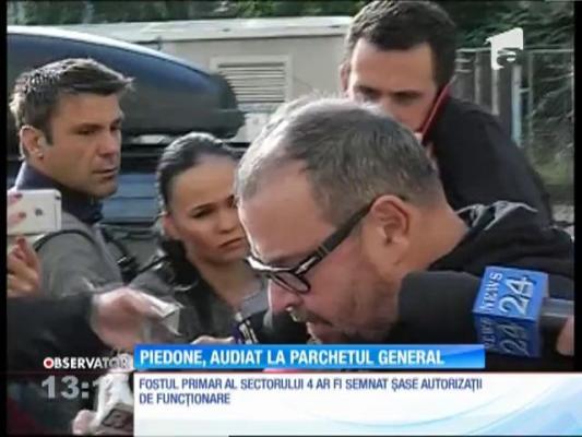 Cristian Popescu Piedone, audiat la Parchetul General