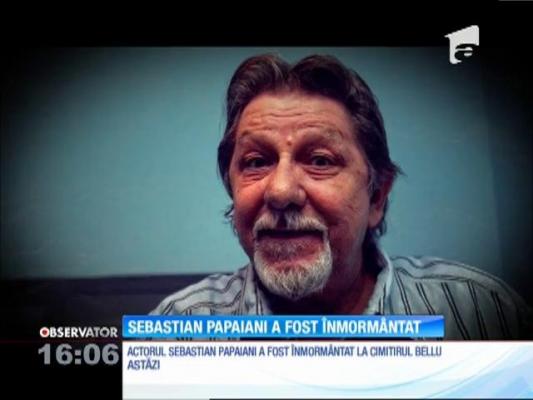 Sebastian Papaiani a fost condus pe ultimul drum