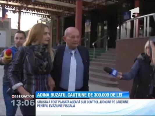 Stilista Adina Buzatu, sub control judiciar pentru o cauţiune de 300 de mii de lei