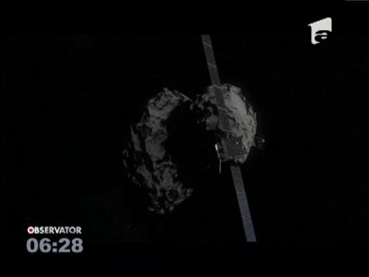 Sonda Rosetta s-a prăbușit pe o cometă