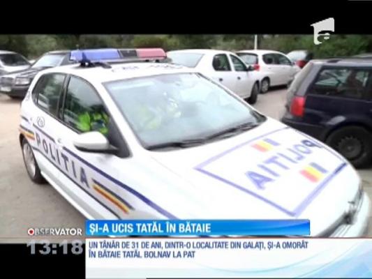 Un tânăr din Galaţi şi-a ucis tatăl în bătaie