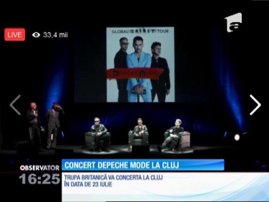 Trupa Depeche Mode va concerta la Cluj