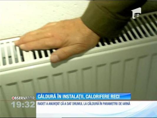 Caloriferele s-au încălzit în aproape toată Capitala