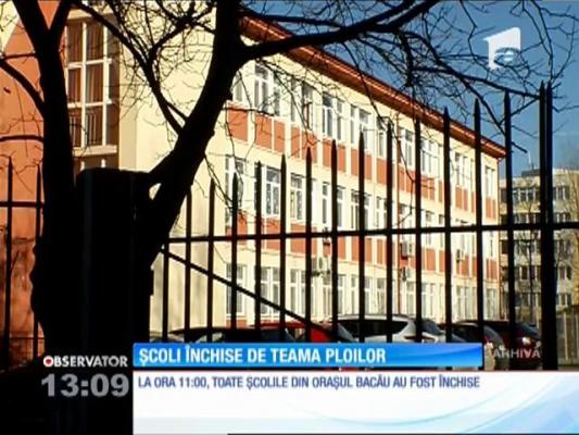 În Bacău, şcolile se ÎNCHID din cauza condiţiilor meteorologice nefavorabile: “Toţi copiii să plece acasă!” (VIDEO)