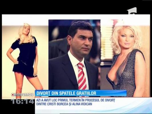 Cristi Borcea, divorț din spatele gratiilor