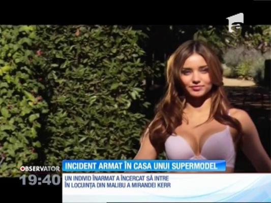 Incident armat în casa unui supermodel. Individul a fost arestat