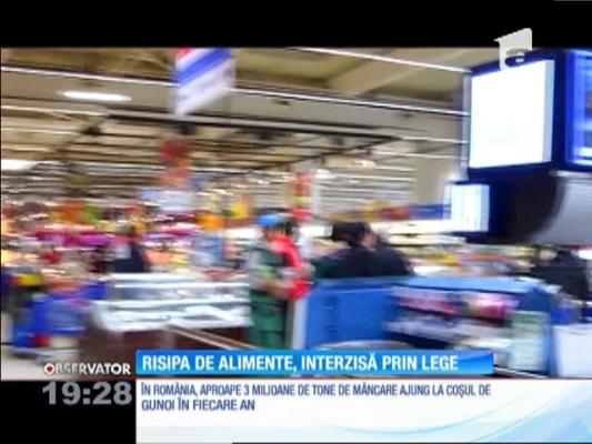 Deputaţii au votat legea de combatere a risipei alimentare