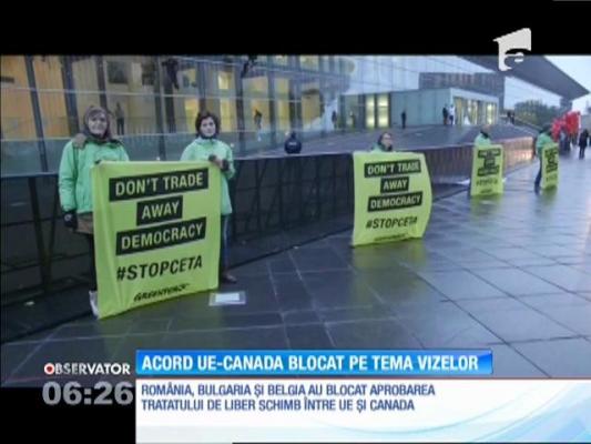 Acordul de liber schimb UE-Canada, blocat de România, Bulgaria și Belgia