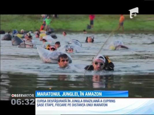 Cei mai rezistenţi sportivi ai lumii s-au întrecut în Maratonul Junglei, desfăşurat în pădurile din Brazilia