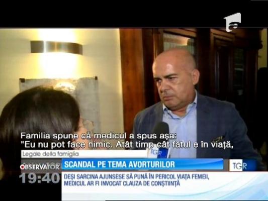 Scandal uriaş în Italia pe tema avorturilor după decesul unei tinere de 32 de ani