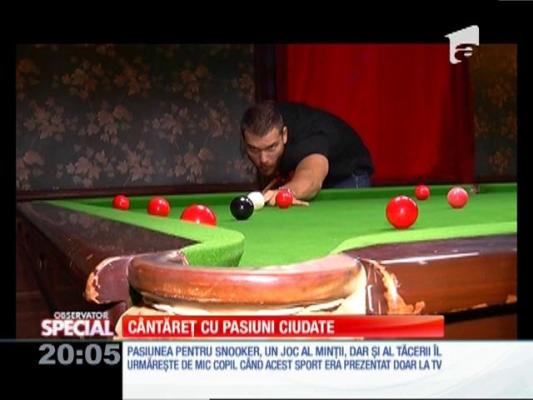 SPECIAL! Petre Pop, un cântăreţ pasionat de snooker