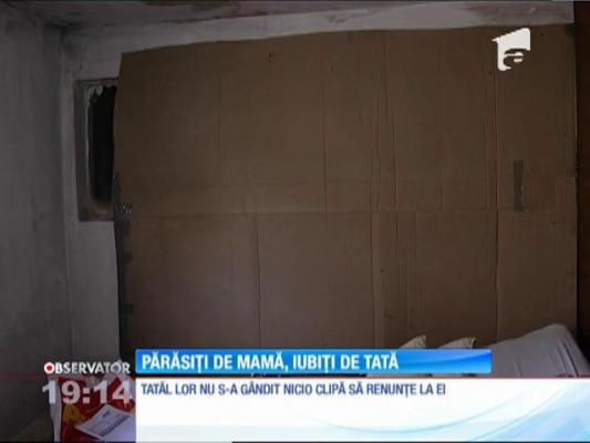 Doi copii din Sibiu trăiesc într-o cămăruţă amenajată într-un grajd